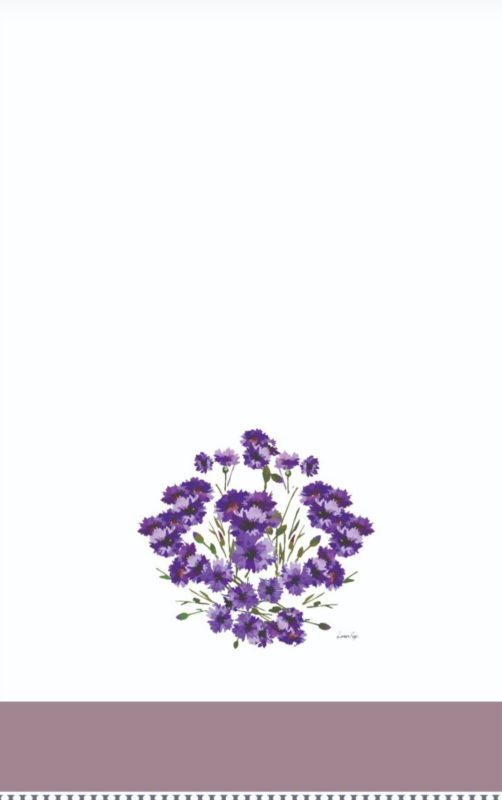 Pano de Copa Jardins Violeta